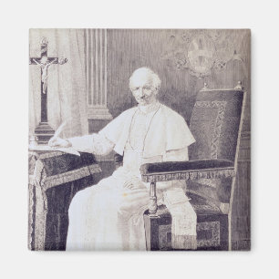 Portrait of Pope Leo XIII Magnet