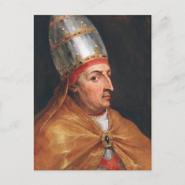 Portrait of Pope Nicholas V Peter Paul Rubens Postcard (Front)