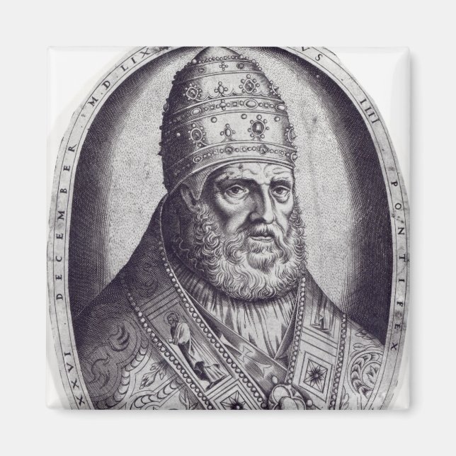 Portrait of Pope Pius IV, 1559 Magnet (Front)