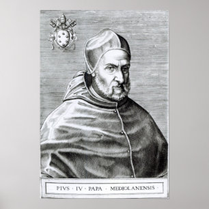 Portrait of Pope Pius IV, 1559 Poster