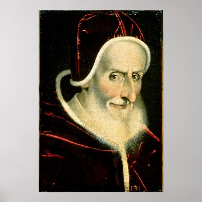 Portrait of Pope Pius V   1576-80 Poster (Front)