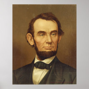 Portrait of President Abraham Lincoln Poster