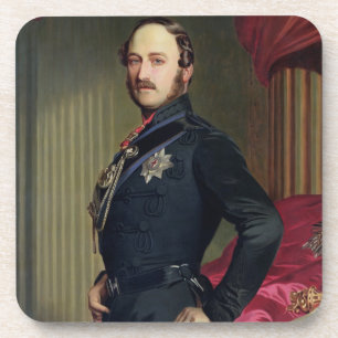 Portrait of Prince Albert (1819-61) 1859 (oil on c Coaster