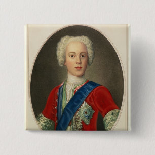 Portrait of Prince Charles Edward 15 Cm Square Badge