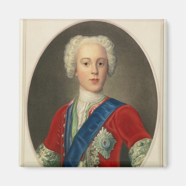 Portrait of Prince Charles Edward Magnet (Front)