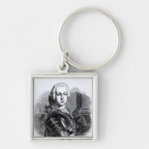 Portrait of Prince Charles Edward Stuart Key Ring