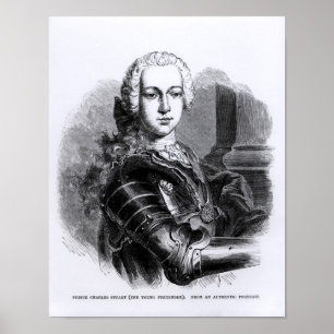 Portrait of Prince Charles Edward Stuart Poster