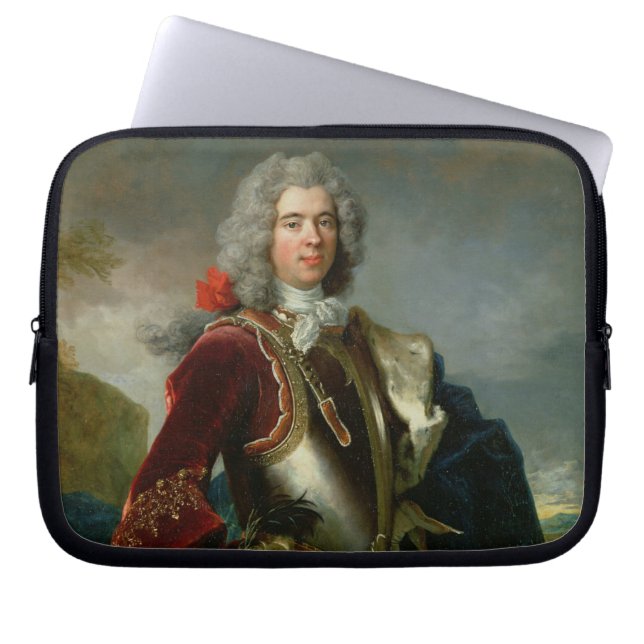 Portrait of Prince Jacques 1er Grimaldi (oil on ca Laptop Sleeve (Front)