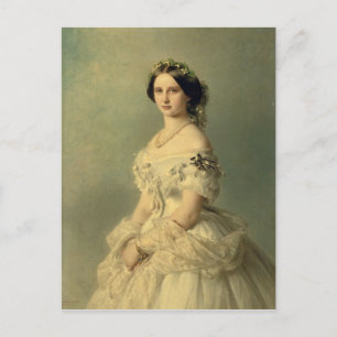 Portrait of Princess of Baden, 1856 Postcard