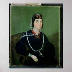 Portrait of Princess Salome Chavchavadze Poster