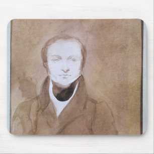 Portrait of Prosper Merimee Mouse Pad