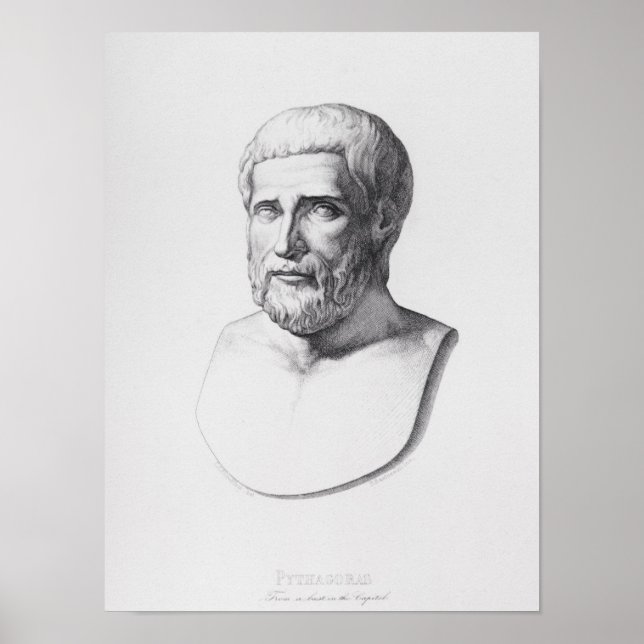 Portrait of Pythagoras Poster (Front)