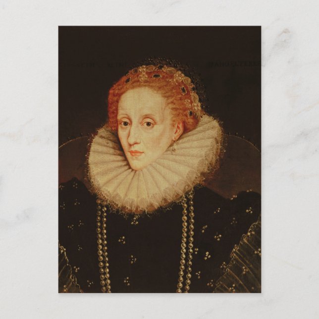 Portrait of Queen Elizabeth I Postcard (Front)