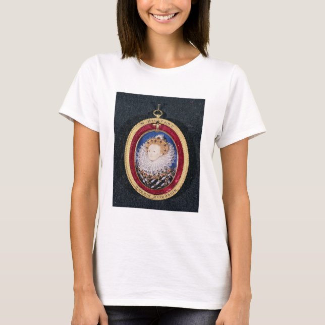 Portrait of Queen Elizabeth I (w/c on vellum) T-Shirt (Front)