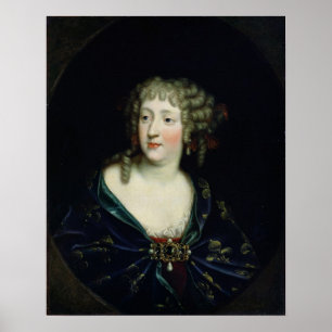 Portrait of Queen Marie-Therese of France Poster