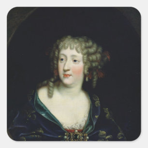 Portrait of Queen Marie-Therese of France Square Sticker