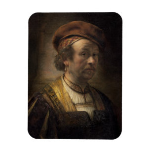 Portrait of Rembrandt, 1650 (oil on canvas) Magnet