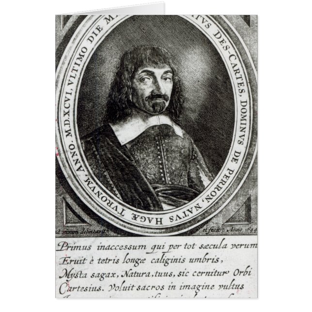 Portrait of Rene Descartes, 1644 (Front)