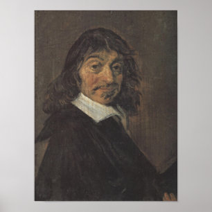 Portrait of René Descartes by Frans Hals Poster