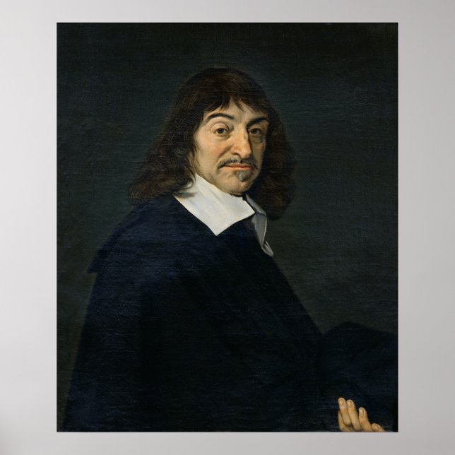 Portrait of Rene Descartes  c.1649 Poster (Front)