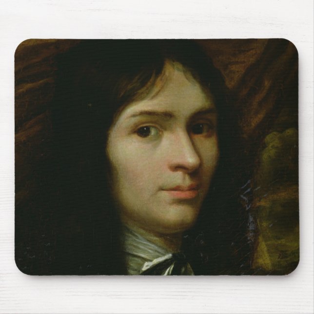 Portrait of Rene Descartes Mouse Pad (Front)
