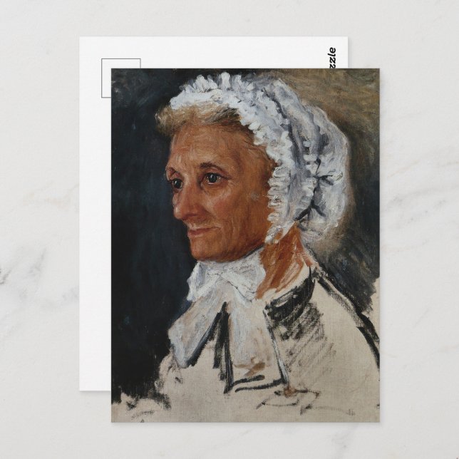 Portrait of Renoir's Mother Fine Art Postcard (Front/Back)