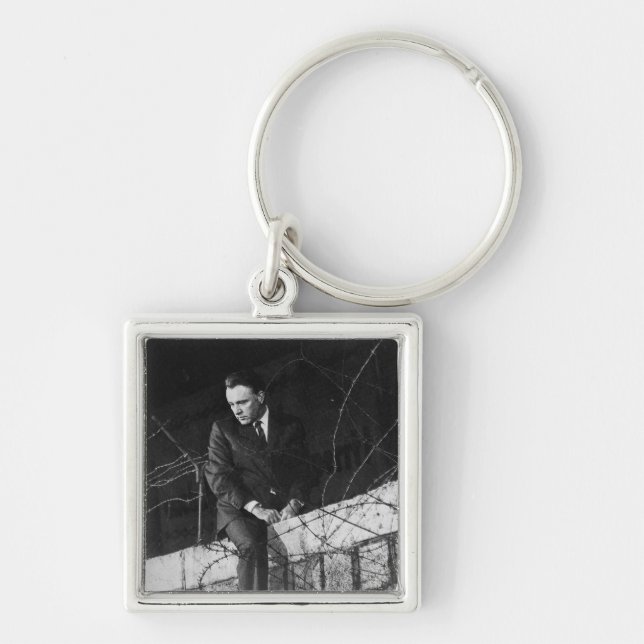 Portrait of Richard Burton Key Ring (Front)