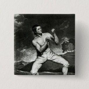 Portrait of Richard Humphreys 15 Cm Square Badge