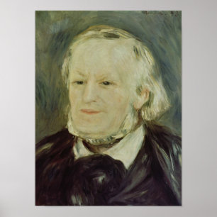 Portrait of Richard Wagner , 1893 Poster