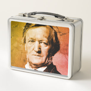 Portrait of Richard Wagner Metal Lunch Box