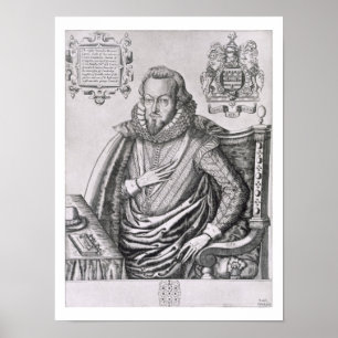Portrait of Robert Cecil (1563-1612) 1st Earl of S Poster