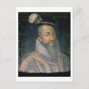 Portrait of Robert Dudley (1532-88) Earl of Leices Postcard