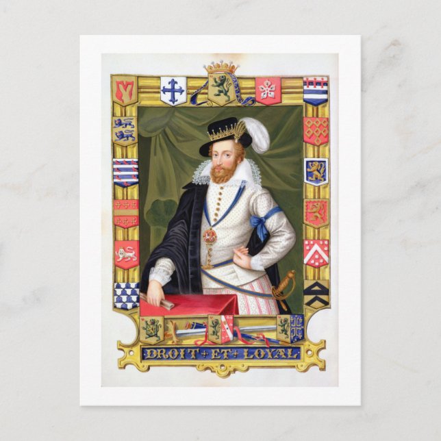 Portrait of Robert Dudley (c.1532-88) Earl of Leic Postcard (Front)