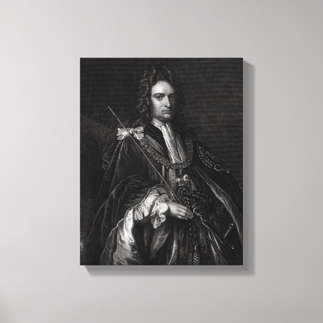 Portrait of Robert Harley Canvas Print (Front)