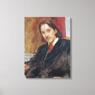 Portrait of Robert Louis Stevenson  1886 Canvas Print