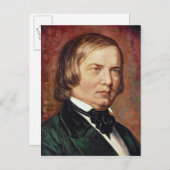 Portrait of Robert Schumann Postcard (Front/Back)