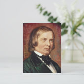 Portrait of Robert Schumann Postcard (Standing Front)