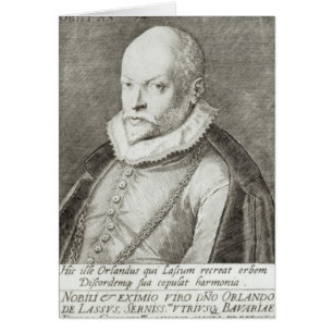 Portrait of Roland de Lassus  1593-94