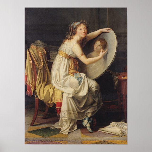 Portrait of Rose Adelaide Ducreux Poster (Front)
