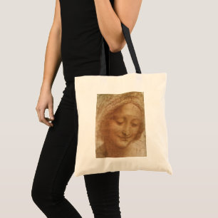 Portrait of Saint Anne by Leonardo da Vinci Tote Bag