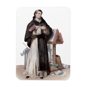 Portrait of Saint Bernard de Clairvaux Magnet