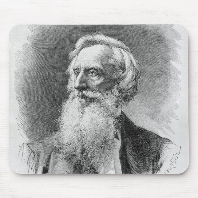 Portrait of Samuel Morse Mouse Pad (Front)