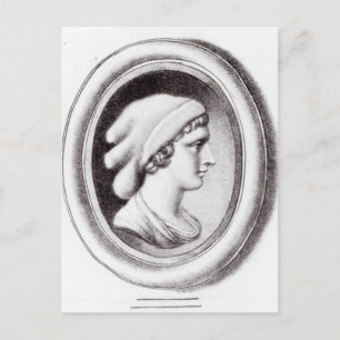 Portrait of Sappho Postcard
