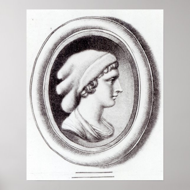 Portrait of Sappho Poster (Front)