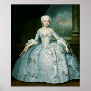 Portrait of Sarah Eleonor Fermor 1749-50 Poster