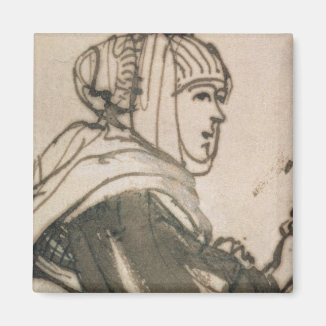 Portrait of Saskia, 1634 Magnet (Front)