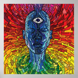 Portrait of Self Poster