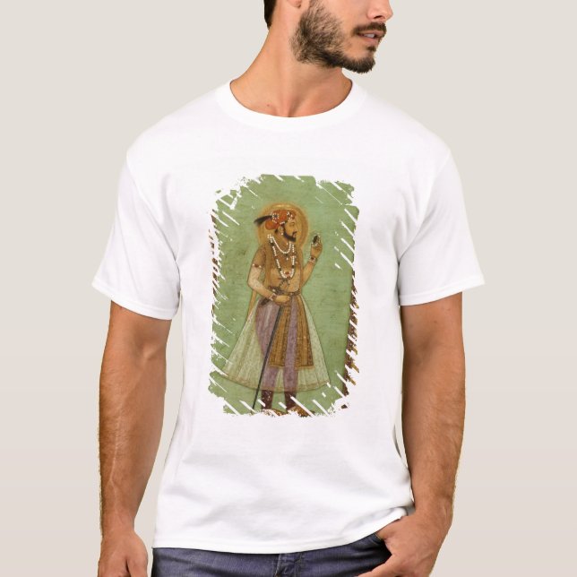 Portrait of Shah Jahan , 1631, Mughal T-Shirt (Front)