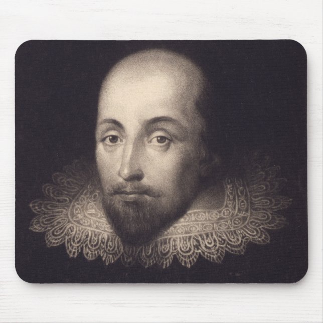 "Portrait of Shakespeare" mousepad (Front)