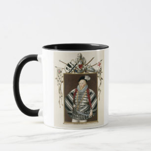 Portrait of Sir Henry Lee (1530-1610) from 'Memoir Mug